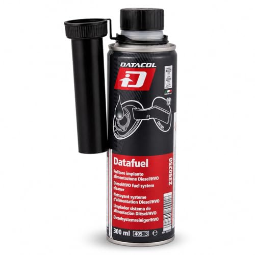 Limpia Inyectores Diesel DATAFUEL, Aditivo Diesel, desbloquea, desincrusta y lubrica Bombas, inyectores, válvulas de admisión y Descarga Toda la cámara de combustión, 300ml - Pack 1 Unidad