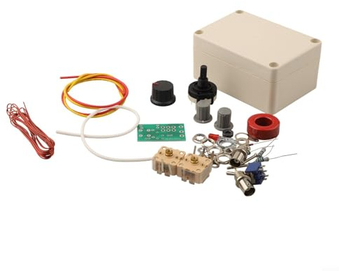 Manual Antenna Tuner Kit for Ham Radio, 1-30MHz HF Impedance Matcher with SWR Meter, QRP Transceiver Accessory, DIY Soldering