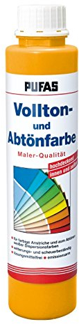 PUFAS Vollton- und Abtönfarben gold 0,75 Liter