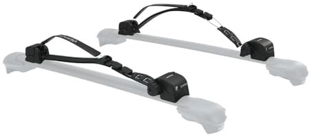 INNO Unisex-Erwachsene XA445 Dachgepäckträger für T-Nut-Aero-Grundträger, für Kajak oder Kanu oder SUP/Wind/Surfbretter, T-Slot Base Bars