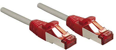 LINDY 47842 10m CrossOver Cat.6 S/FTP Netzwerkkabel, grau