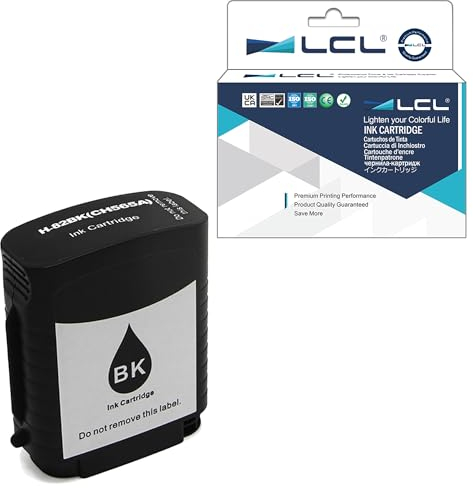 LCL Kompatibel Tintenpatrone 82 CH565A (1 Stück Schwarz) Ersatz für HP Designjet 510 Series HP Designjet 111 Printer Series