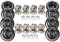 Raven Rollen für Inlineskates mit Kugellager Abec7/Abec9 (76mm + ABEC-9 Chrome)