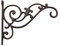 TentHome Haken Blumenampel Halter Garten Deko Antik Blumenhaken Rustikal Gusseisen Wandhalterung für Hängekörbe, Windspiele, Laternen
