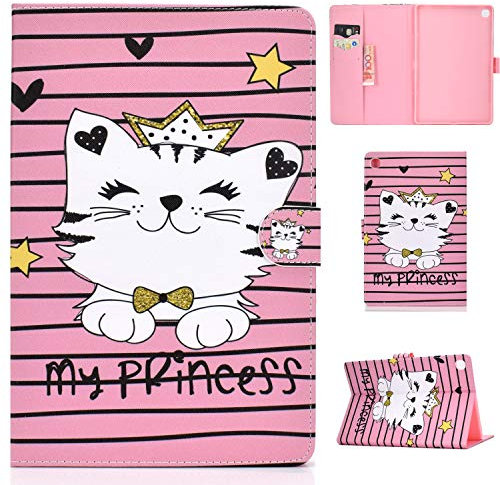 Funda para Samsung Galaxy Tab A 10.1 2019 SM-T510 / T515,PU Protectora Carcasa Cover para Samsung Galaxy Tab A 10.1 2019