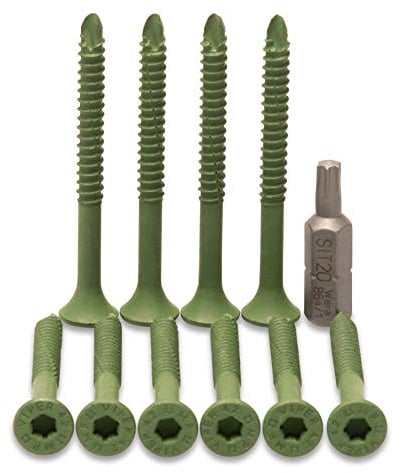 MULTIPICK Zugschraube Schlüsseldienst - [4.2 x 48 mm] Ziehschraube Türöffnung - Zylinder Zieher Schrauben Set - Schloss Schraube Türzylinder - Zugschrauben Glocke - 10 Stück