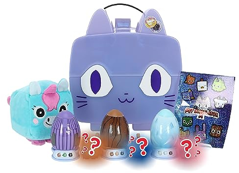 PET Simulator X - Marmoriert lila Iriescence Cat Collector Bundle (Mystery Case w/ 8 Stück, Serie 1) [UCC Distributing Exclusive] [Inklusive DLC]