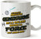 Mugffins Tasses pour GENDARME - En Français - Cadeau original pour GENDARME homme - Meilleur de Galaxie Quand Force Avec Moi - 11 oz / 330 ml