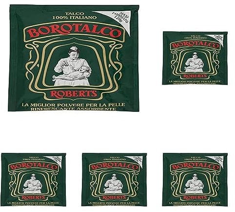 Borotalco Talco, Busta, 120g (Confezione da 5)