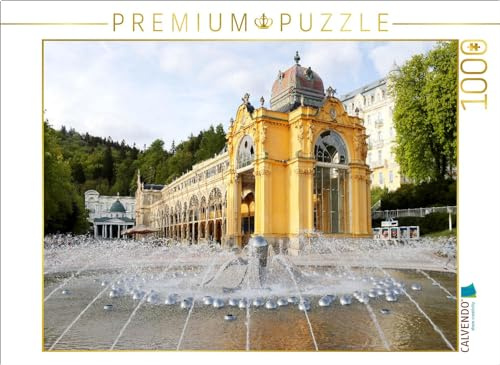 CALVENDO Puzzle Marienbad, Marianske Lazne, im tschechischen Bäderdreieck in Westböhmen | 1000 Teile Lege-Größe 64 x 48 cm Foto-Puzzle für glückliche Stunden