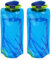LEMONSTONE Faltbare Trinkflasche, 2 Stück 700ML Wiederverwendbare Trinkflasche Faltbar, BPA-Freie Wasserflasche mit Clip, Trinkflaschen Faltbar, Wasserflasche für Wandern, Abenteuer, Reisen, Blau
