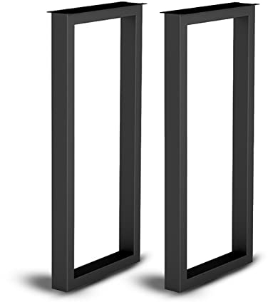 2er-Set Tischbeine aus Stahl,Hochleistungs-Schreibtischbeine 28 Höhe 12/15 Breite,Verstellbare Metall-Couchtischbeine,DIY-Möbelbeine für Esstisch,Moderne rustikale dekorative Tischbeine