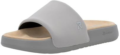 Rieker Herren Narooma U3250 Slide, Grau, 41 EU