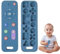 Jouet Dentition Bébé en Silicone, Jouet Bebe 6 9 Mois 1 An Cadeau, Telecommande Bebe Jouets à Mâcher Sensoriels, Jeux d’Eveil pour Naissance 0-3 8 12 Mois, Jouets de Bain pour Garçons et Filles, Bleu