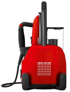 Laurastar Lift Swiss Edition, Centrale Vapeur Nomade 3en1, Repasse, Défroisse et Purifie Vos Textiles, Vapeur Hygiénique, Design, Réservoir Amovible, Repassage Vertical