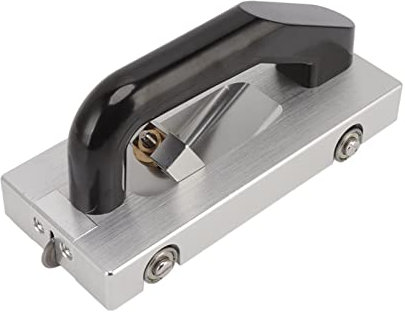 Boden rinde Aluminium legierung Manuelle U-förmige Nut klinge mit Führungs rolle für PVC-gewickeltes Material Boden fugen Silber Kunststoff Konstruktion werkzeug