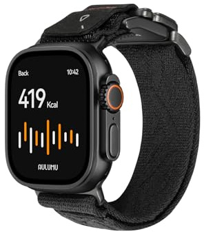 Aulumu C03 Snap Correa Funcional con Hebilla de Titanio para Apple Watch Ultra