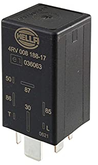 HELLA 4RV 008 188-171 Steuergerät, Glühzeit - 12V - 7-polig - Vorglühzeit: 8sec. - nachglühfähig - mit externer Temperaturerfassung