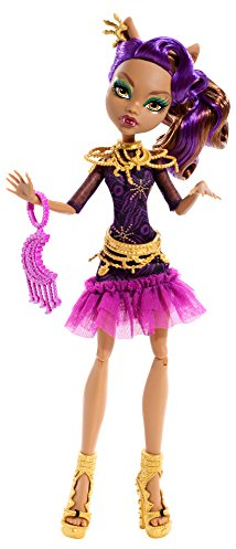 Mattel BDF26 - Monster High - Licht aus Grusel an - Clawdeen, Puppe
