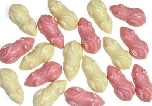 hannahs pink and white mice retro sweets from 100grams free p&p