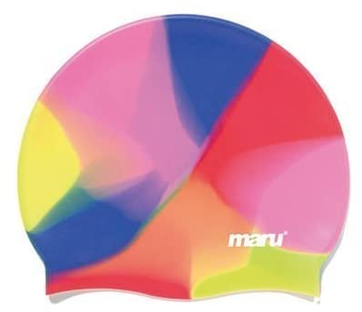 maru - Badekappe aus Silikon - Mehrfarbig - Pink/Blau