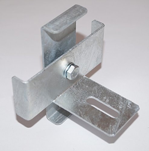 GABIONA Pince avec support de clôture pour panier en pierre Gabion galvanisé à chaud (10 x 10 cm)