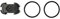 Lumos Unisex – Erwachsene Helmpolster-Set_2200302, Black, Einheitsgröße
