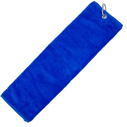 Longridge Luxury 3 Fold Golf Handtuch - Blau,