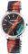 Raptor Colorful Edition Damen-Uhr Zugband Edelstahl Motiv Bunt Print Analog Quarz