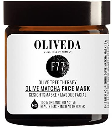 Oliveda F77 Olive Matcha Face Mask 60ml I nährende Maske I absorbiert überschüssigen Talg I regeneriert, revitalisiert und beruhigt
