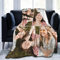 UOOYAA Fotodecke mit Eigenem Foto Name,Super Weich Personalisierte Foto Decke Selbst Gestalten Bedrucken Lassen Kuscheldecke Geschenk für Freunde Familie Geburtstag Weihnachten(4 Fotos)