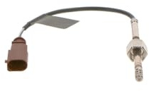 BOSCH Sensor, Abgastemperatur 0986259121 | Kompatibel mit: VW CRAFTER 30-35 Bus, CRAFTER 30-50 Kasten, CRAFTER 30-50 Pritsche/Fahrgestell