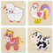 Merle Toys® Holzpuzzle 1 Jahr, Holzpuzzle ab 2 Jahre, 100% nachhaltige Holzpuzzles mit neutralem Hintergrund für mehr Fokus, Baby Puzzle ab 1 Jahr, Steckpuzzle aus Holz ab 1 Jahr mit 19 Großen Teilen