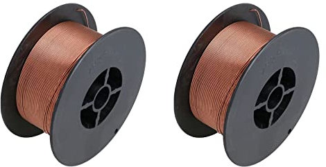 0.6mm Acciaio Dolce Mig Saldatore Filo Di Saldatura Bobina Gas Argon CO2 1.0kg Bobina 2pk