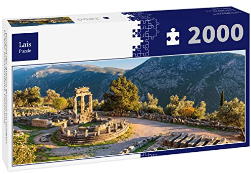 Lais Jigsaw Puzzle Temple of Athena Pronaia in ancient Delphi, Greece, panorama 2000 pieces