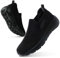 Littleplum Damen Sneaker Atmungsaktiv Turnschuhe Leicht Laufschuhe Sportschuhe Damen Schuhe,Schwarz,40 EU