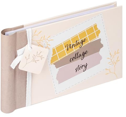 walther design Fotoalbum Vintage für 36 Fotos 10x15 cm, MA-136 Spiral-Minialbum