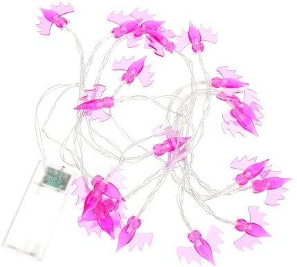 DOITOOL 1stück Hängende Fledermaus-lichterkette Für Halloween Mit Leds Dekoratives Nachtlicht Für Garten Party Und Innenbereich Schafft Eine Festliche Atmosphäre Batteriebetrieben
