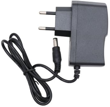 FELTECHELECTR Adaptateur DC avec Prise EU pour Caméra de Vidéosurveillance Chargeur Mural Noir