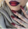 Faux Ongles Court MouyouGlow,Ballerine Pâle Bordeaux Rouge Unicolore Maté Halloween Press on Nails avec Colle à Ongles,Light Wine Red Frosted Fake Nails