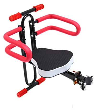 DAGLLGEW Selle De VéLo pour Enfants PoignéE De SéCurité SièGe Avant Pliable Chaise De BéBé à DéGagement Rapide Accessoires De VéLo pour Enfants