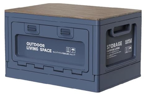 kivrimlarv Weatherproof Storage Containers, Camping Chuck Box, Large Capacity Storage Bins, Camping Gear Container, Camping Storage Containers With Lids - Stackable Bins for Outdoor Adventures
