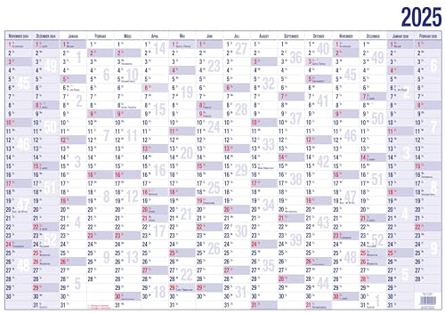 Güss Jahresplaner Tafelkalender A4 16 Monate