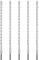 hsawbit 5PCS Masonry Drill Bits Set with SDS Plus Shank, 10mm x 310mm Hammer Drill Masonry Drills Tungsten Carbide Tip for Concrete, Brick, Cement Walls, Stone