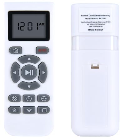 GOUYESHO RC1507 - Mando a Distancia de Repuesto para Ecovacs Deebot N79 N79S N79W M80 M81 Robot Aspirador (Blanco)