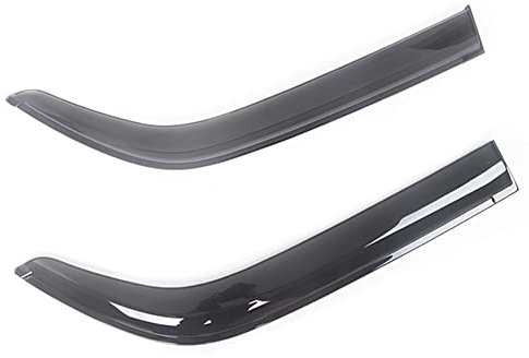 DZSJFGAIS Auto Side Window Wind Deflector Visors For Smart For Fortwo 450 451 1998-2014 Black Rain Guard Door Visor Vent Shades Dark Smoke Car Wind Deflectors(451 08-14)