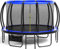 Flamaker Trampolin Outdoor Kinder, Gartentrampolin Ø 366/427cm mit Netz, Bodenanker, Stabile Rahmenkonstruktion, Wetterfest und rostfrei, Kinder & Erwachsene Belastbarkeit