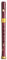 Mollenhauer Blockflöte Sopran Blockflöte Barock 4119R Adris Traumflöte, Holz, rot, Doppellöcher