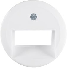 Hager Nostalgia – Piastra centrale per 2 Presa eua Bianco pile