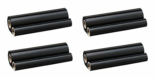 4 Stück kompatible Thermotransfer Rollen zu Brother PC-72RF für Brother FAXGERÄTE T72, T74, T76, T78, T96, T98, T102, T104, T106, V1,
